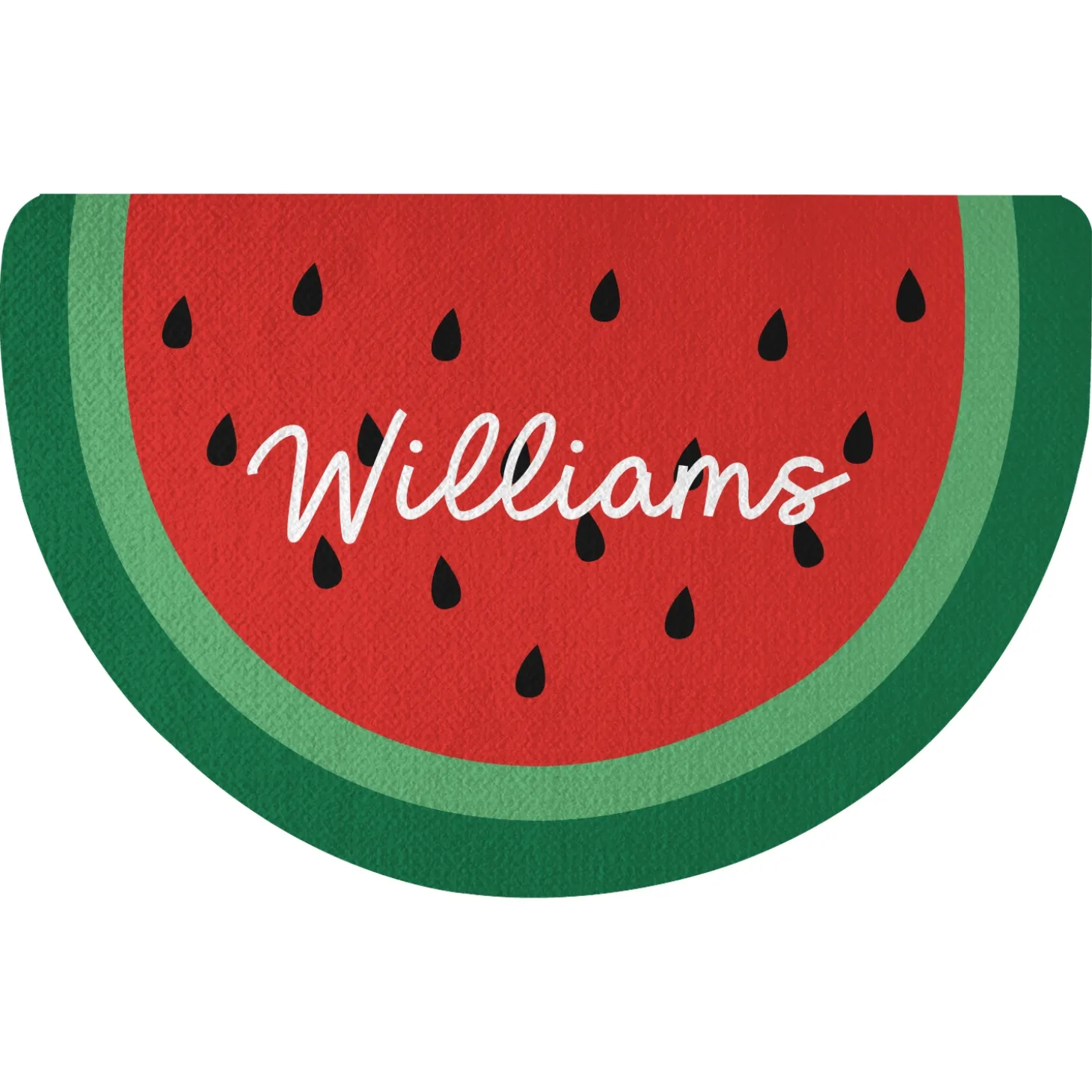 Watermelon Half Round Doormat