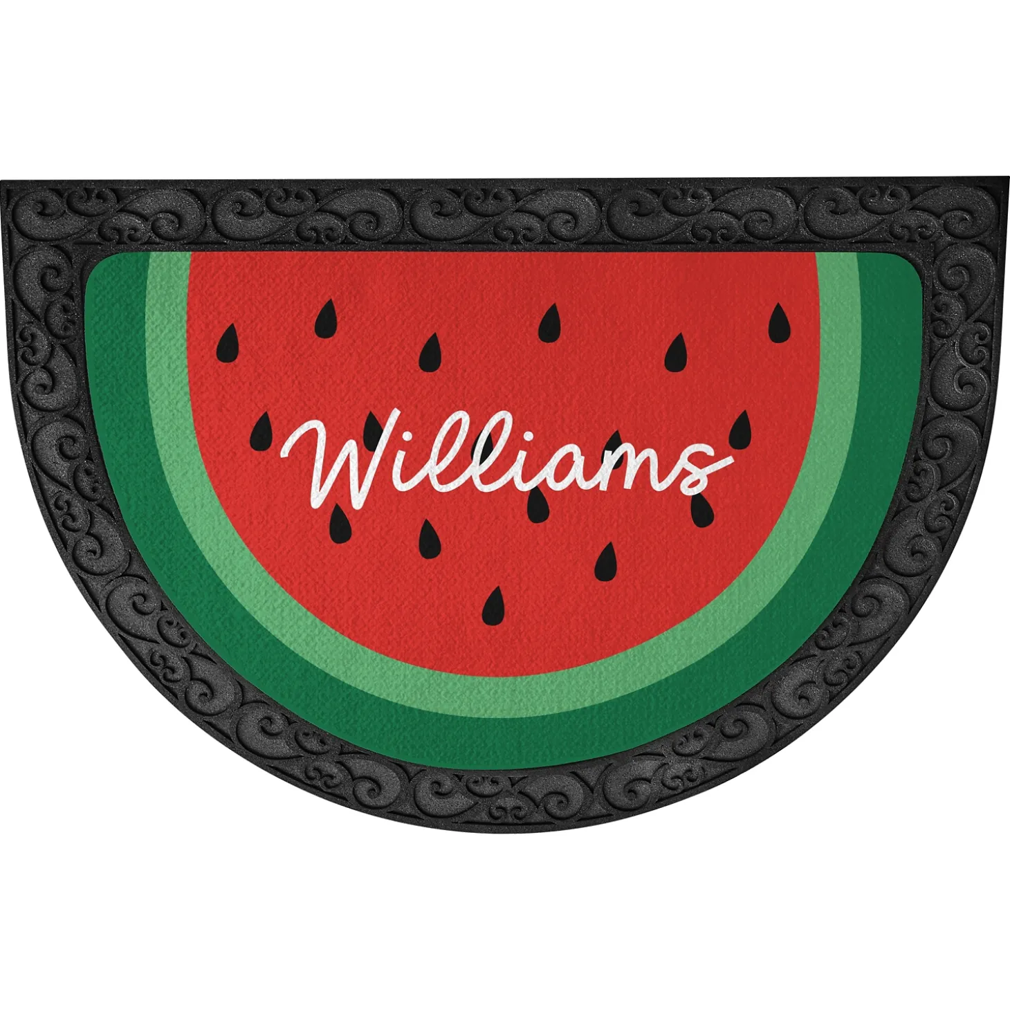 Watermelon Half Round Doormat