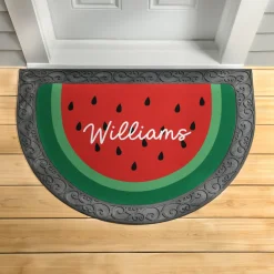 Watermelon Half Round Doormat