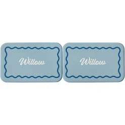 Wavy Border Rectangle Purse Mirror