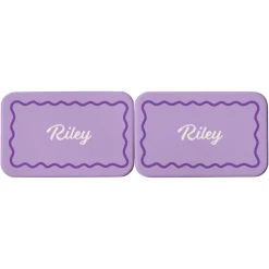 Wavy Border Rectangle Purse Mirror