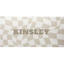 Wavy Checkerboard Beach Towel