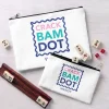 Wavy Crack Bam Dot Mahjong Zipper Pouches