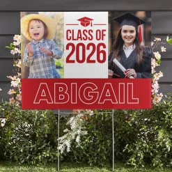 Way To Grow! Graduation Photo Yard Sign