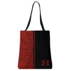 Web and Initial Tote Bag