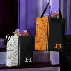 Web and Initial Tote Bag