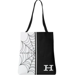 Web and Initial Tote Bag