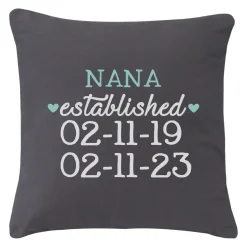 We Became Grandparents Throw Pillow