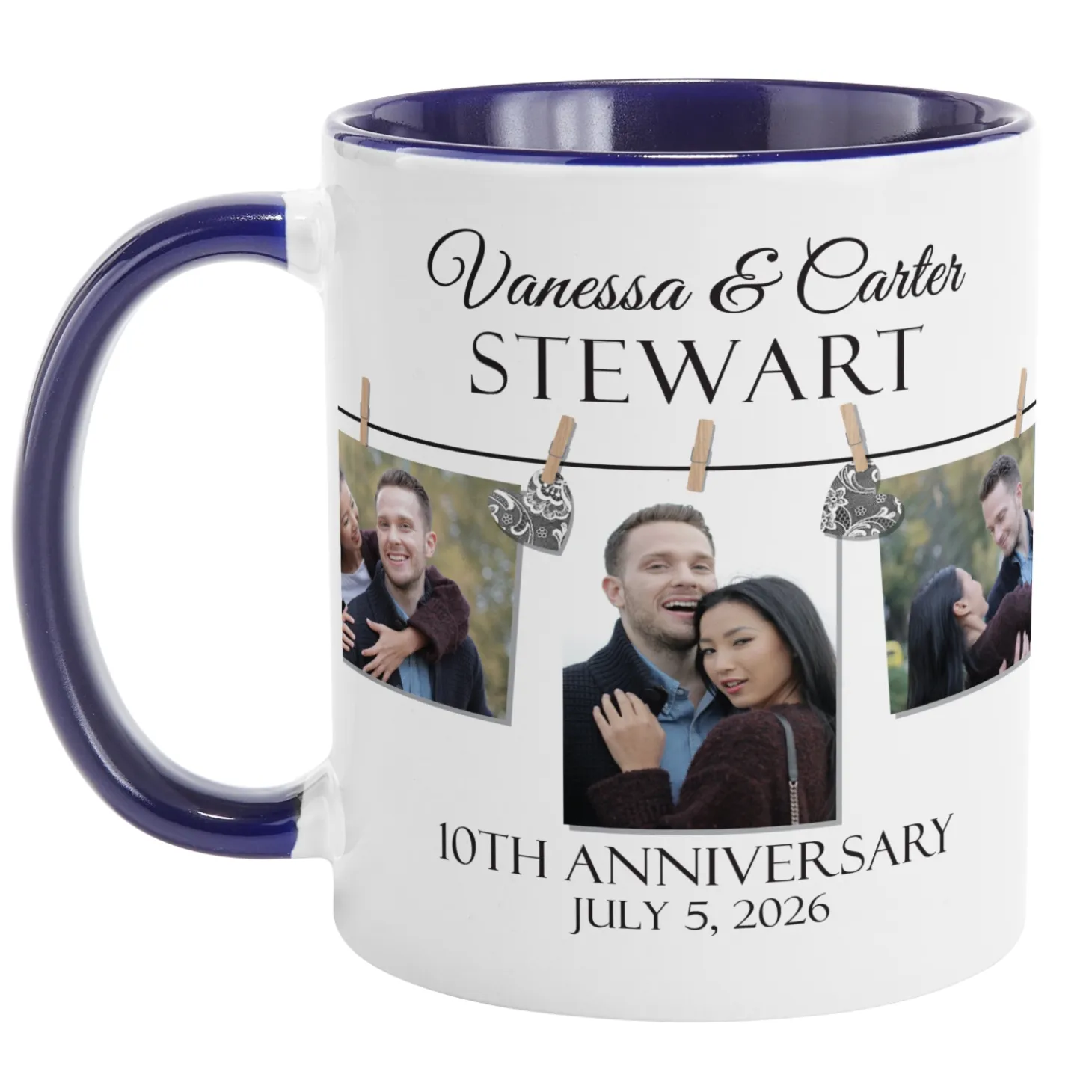 We Belong Together Anniversary Photo Mug