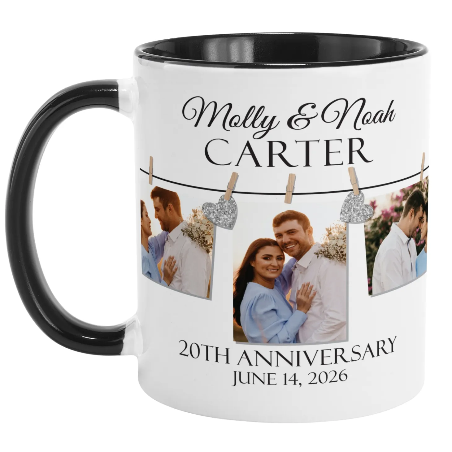We Belong Together Anniversary Photo Mug