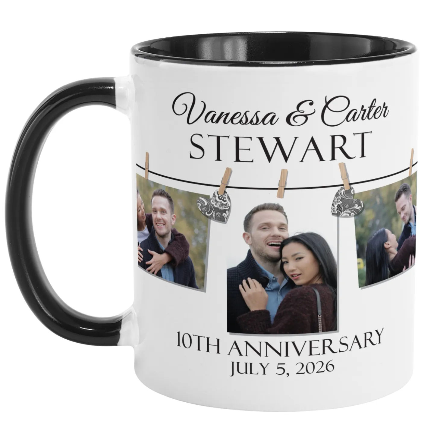 We Belong Together Anniversary Photo Mug