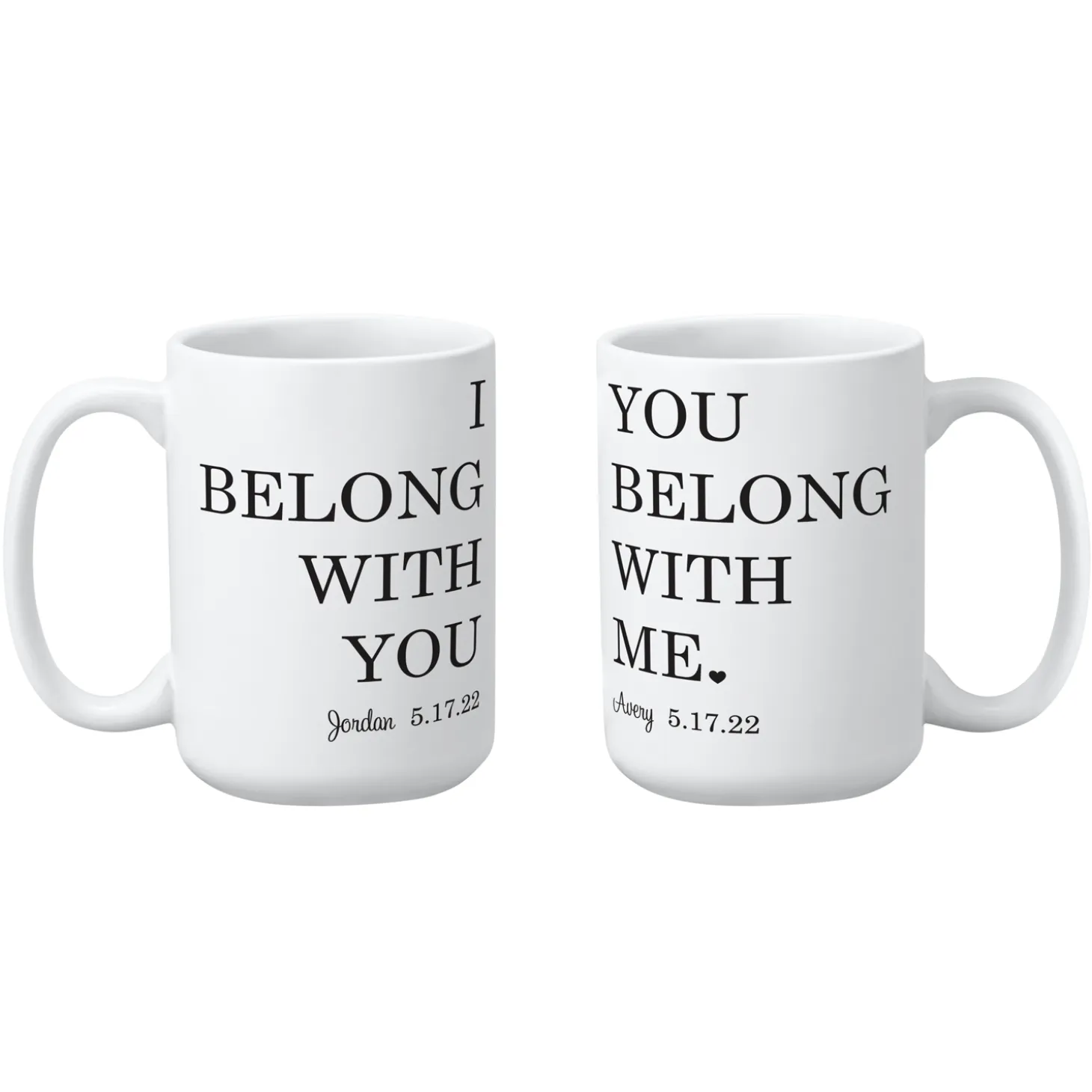 We Belong Together Mug Set