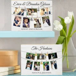 We Belong Together Wedding Photo Wood Block