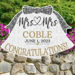Wedding Bells Yard Sign
