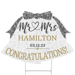 Wedding Bells Yard Sign