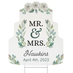 Wedding Cake Yard Sign