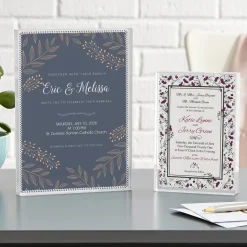 Wedding Invitation Keepsake Glass Block