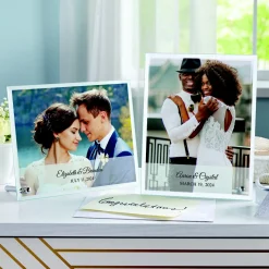 Wedding Photo Glass Message Frame