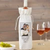 Wedding Photo Wine Bag