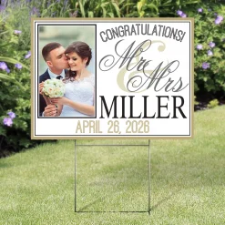 Wedding Photo Yard Sign