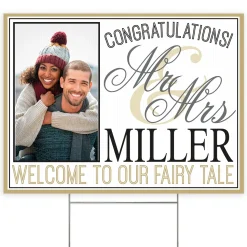 Wedding Photo Yard Sign