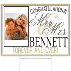Wedding Photo Yard Sign