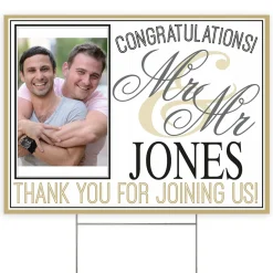 Wedding Photo Yard Sign