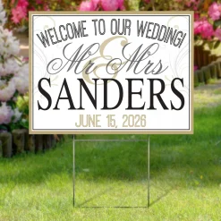 Wedding Yard Sign
