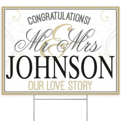 Wedding Yard Sign