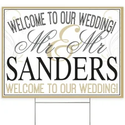 Wedding Yard Sign