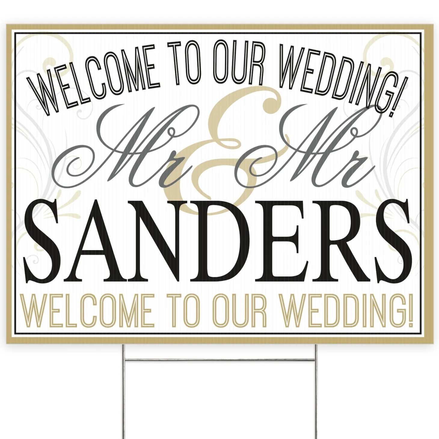 Wedding Yard Sign