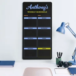 Weekly Focus Planning Chalkboard