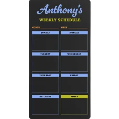 Weekly Focus Planning Chalkboard