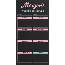Weekly Focus Planning Chalkboard
