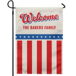 Welcome Americana Garden Flag