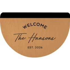 Welcome Half Round Doormat