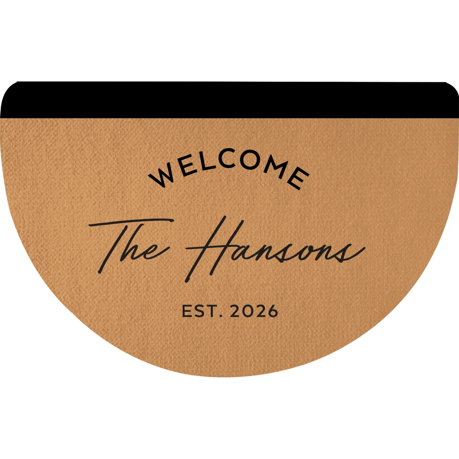 Welcome Half Round Doormat