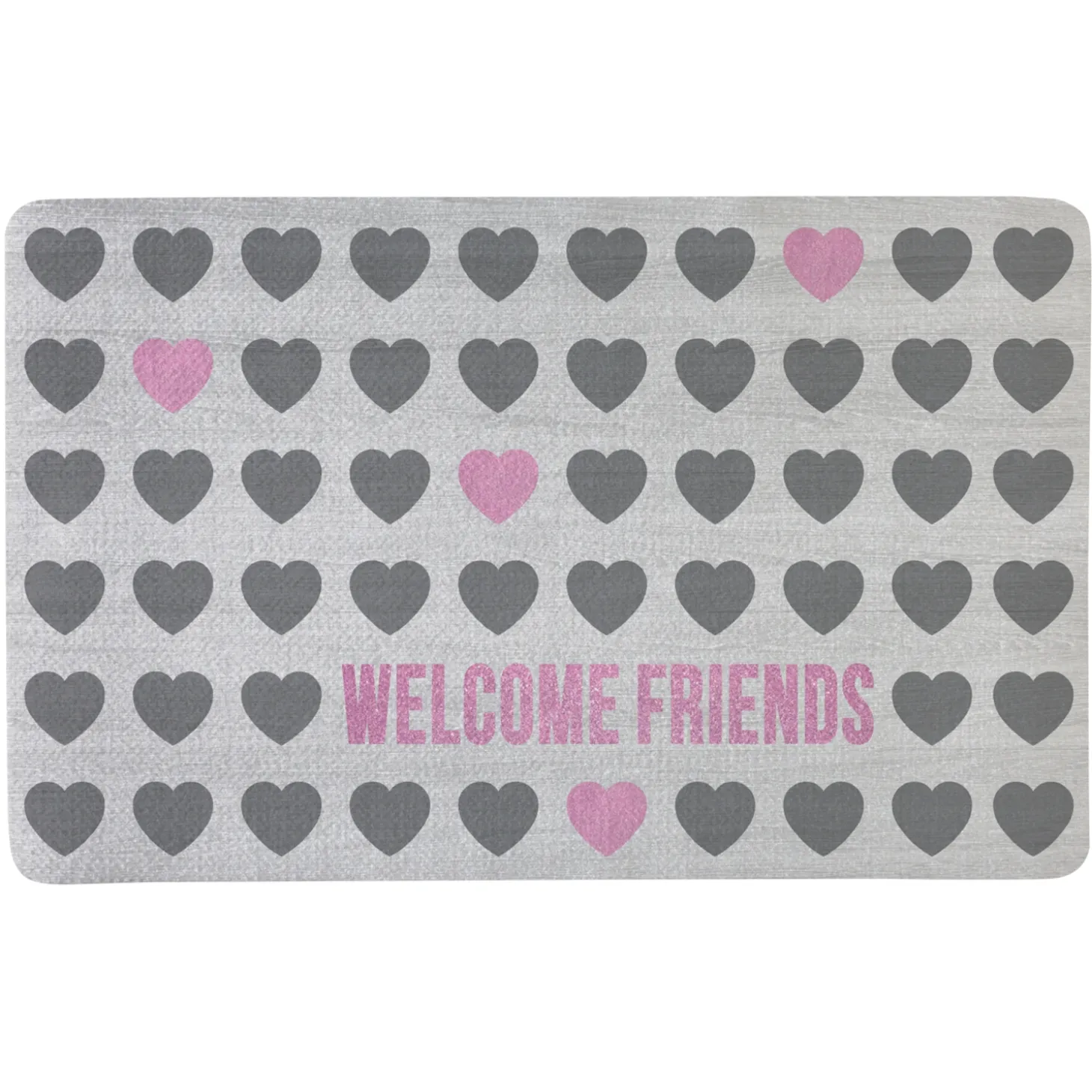 Welcome Hearts Doormat