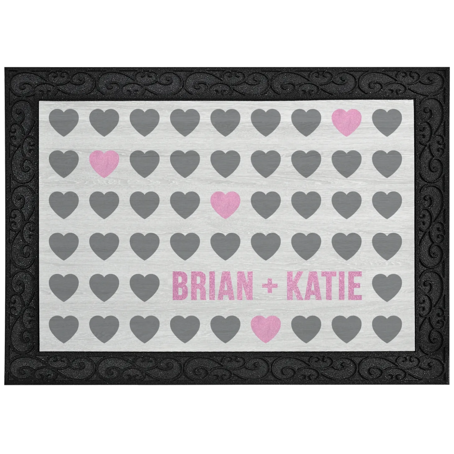 Welcome Hearts Doormat