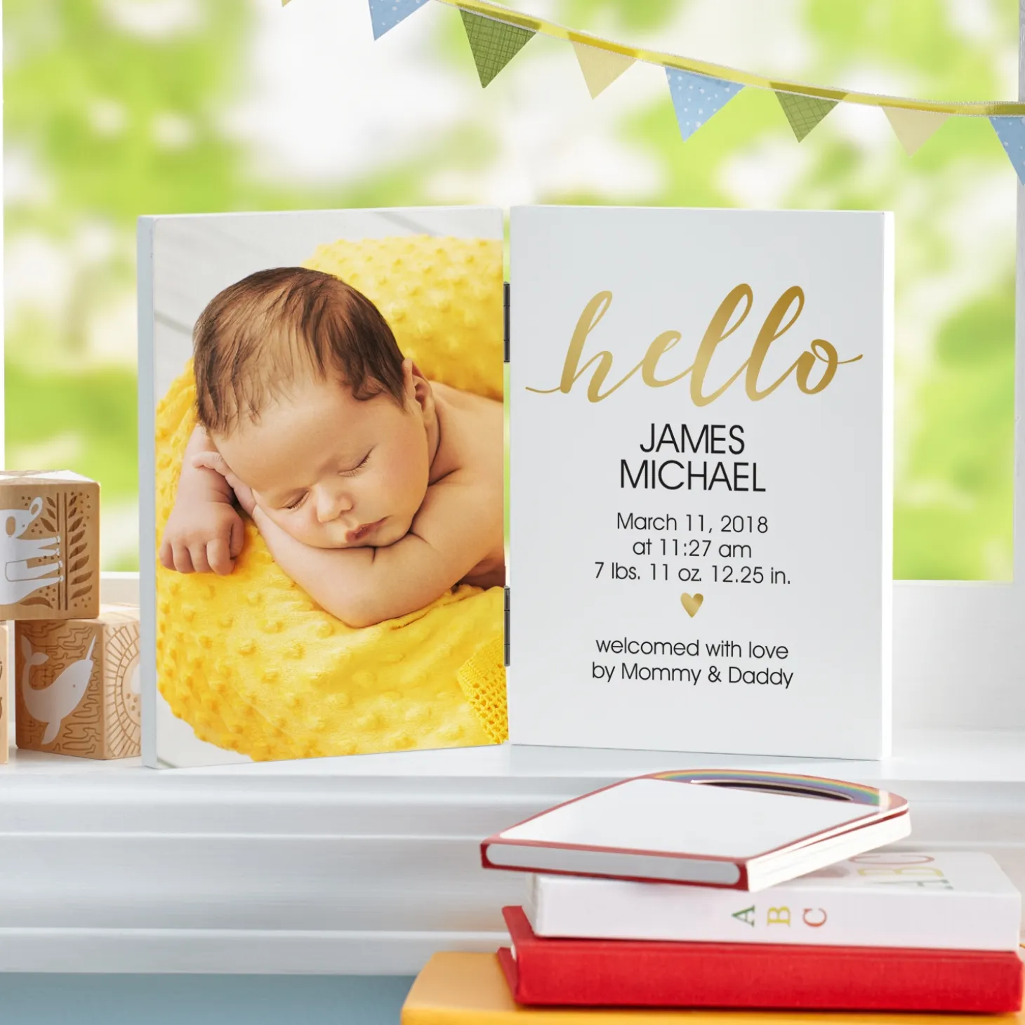 Welcome Home Baby Photo Panel