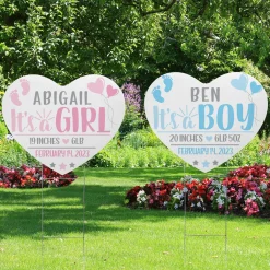 Welcome Home Baby Yard Sign