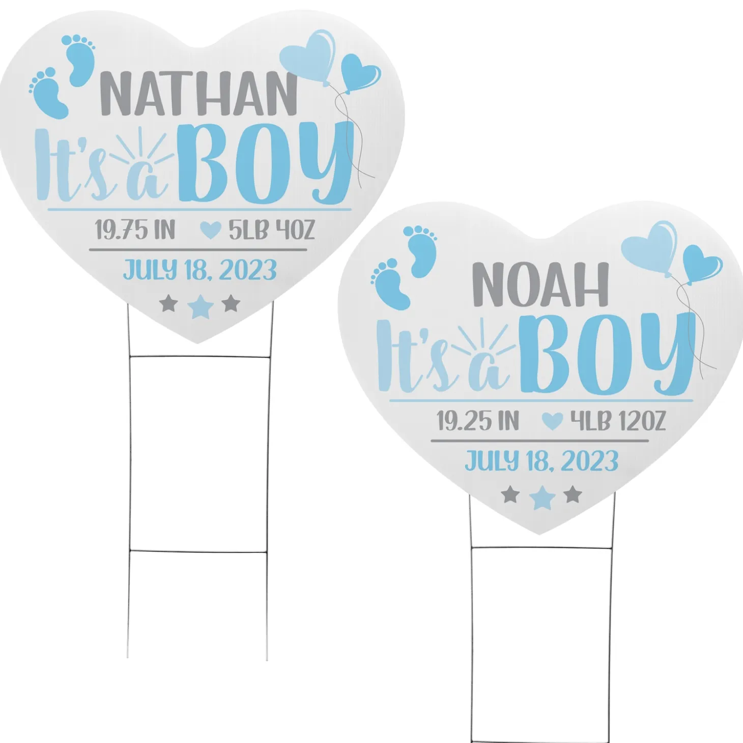 Welcome Home Baby Yard Sign
