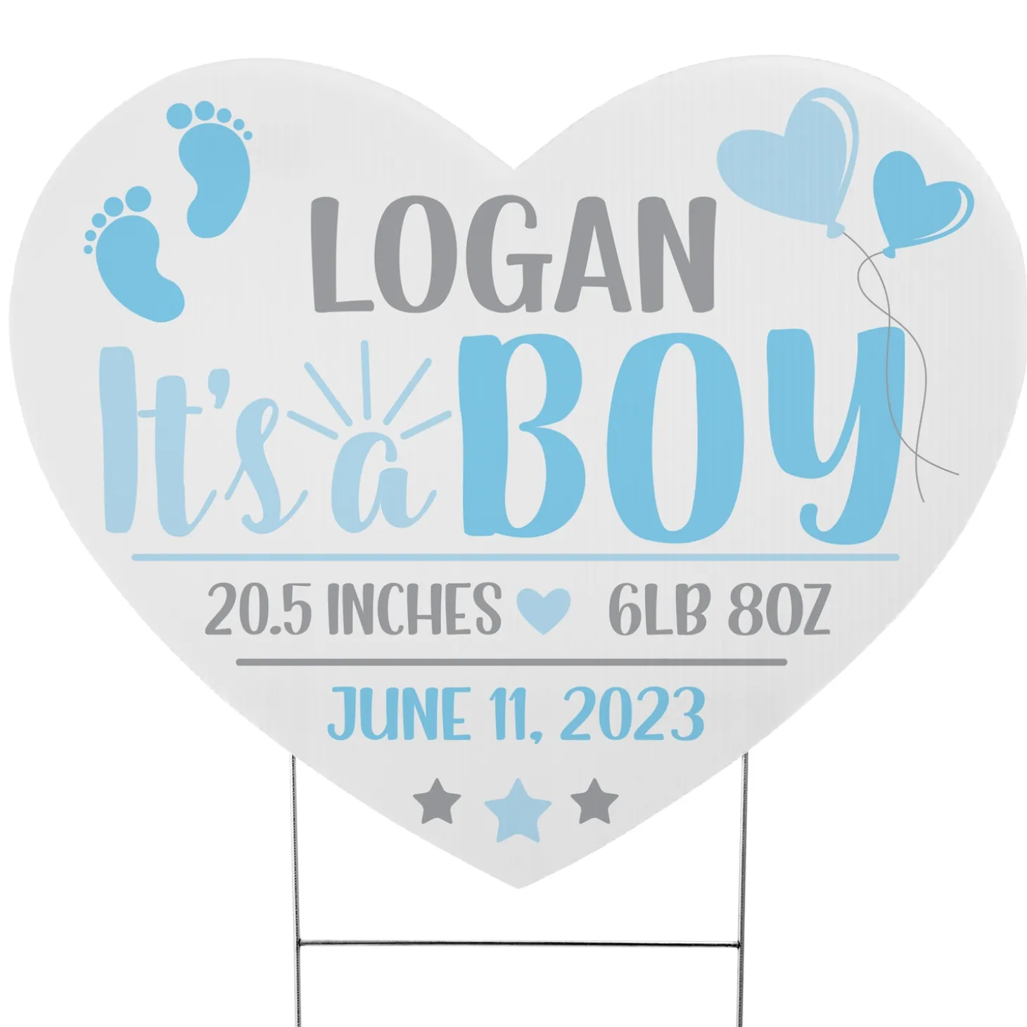 Welcome Home Baby Yard Sign