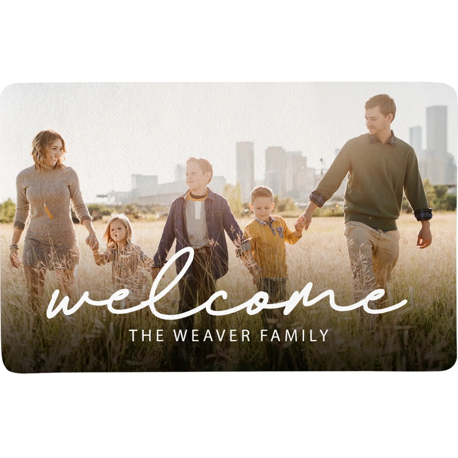 Welcome Home Photo Doormat