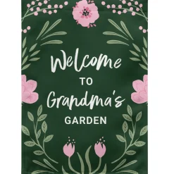 Welcome To Floral Garden Flag