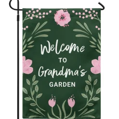 Welcome To Floral Garden Flag
