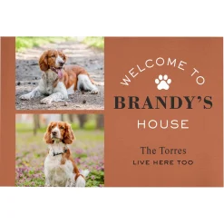 Welcome To My House Photo Doormat