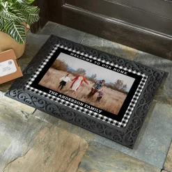 Welcome To Our Home Photo Doormat