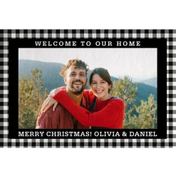 Welcome To Our Home Photo Doormat