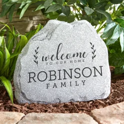 Welcome to Our Home Standing Garden Stone